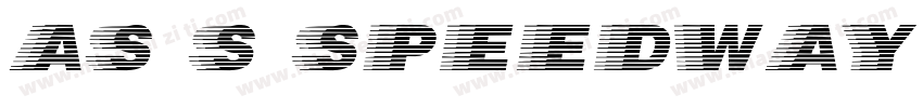 AS S speedway字体转换